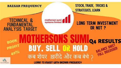 Motherson Sumi Share Target | Mothersumi Share Price | Motherson Sumi Share Tomorrow | Topic Covered :1) Motherson Sumi Share2) motherson Sumi share price3) ...